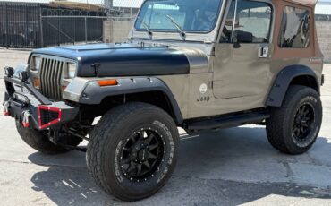 Jeep-wrangler-sahara-1990-brown-1