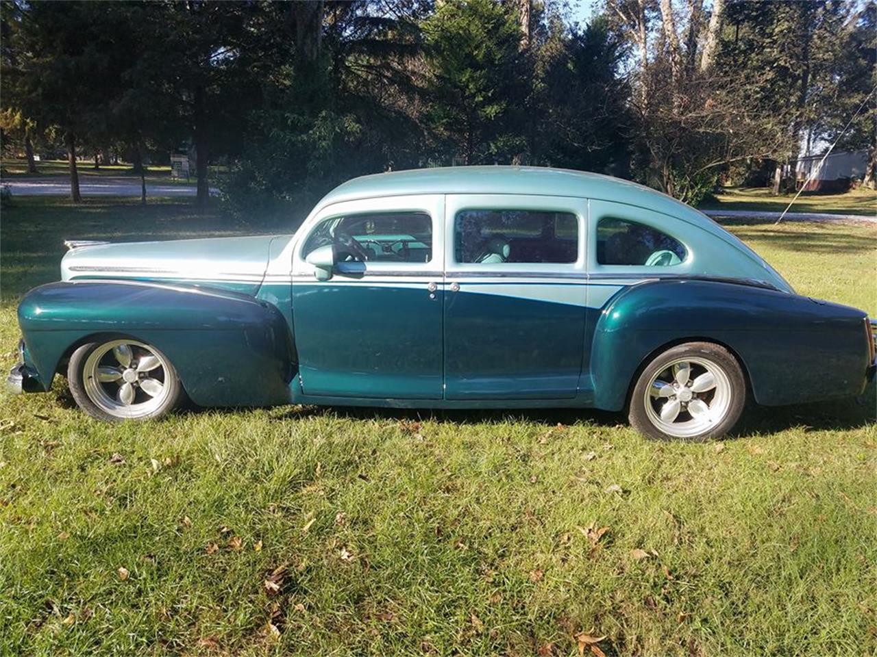 Lincoln-Sedan-1947-Two-Tone-Green-Green-7