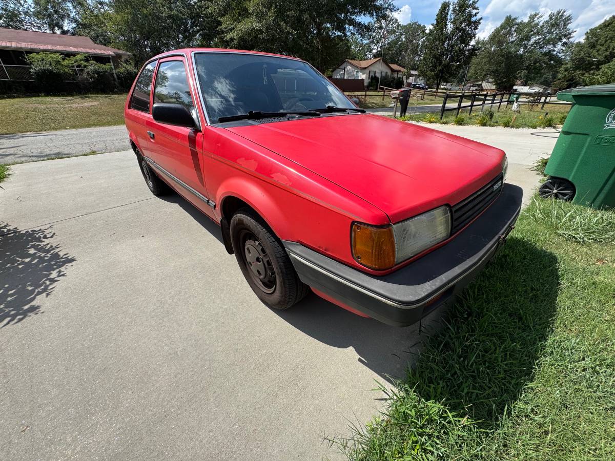 Mazda-323-1987-red