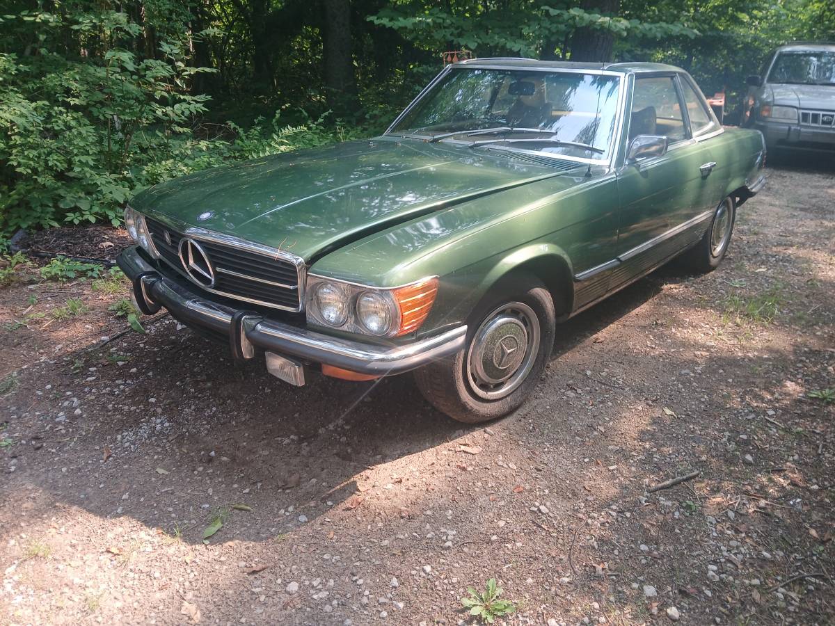 Mercedes-350-sl-1972-green