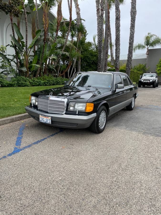 Mercedes-420sel-1987-black-1
