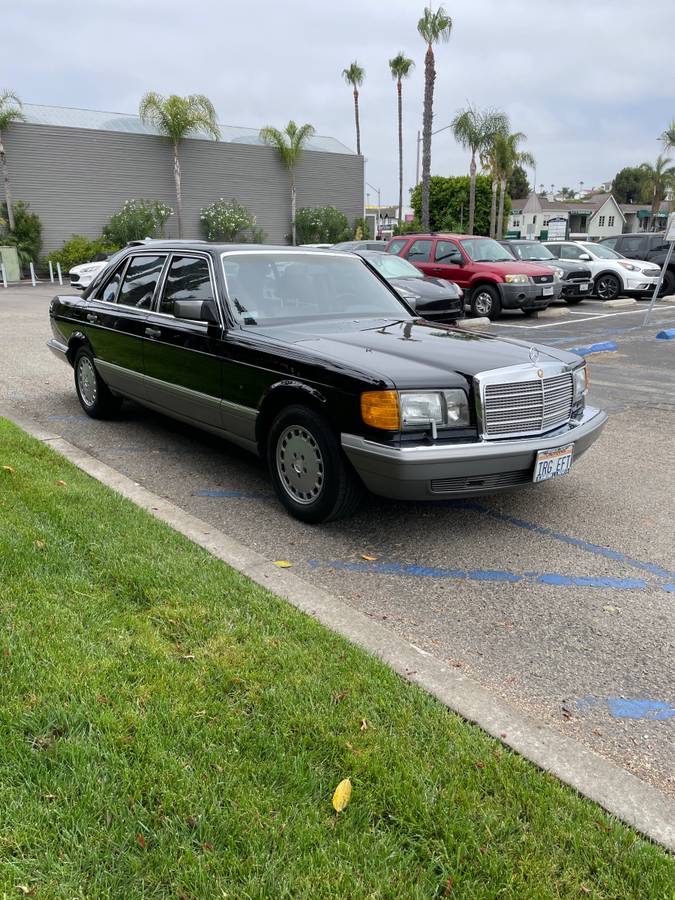 Mercedes-420sel-1987-black