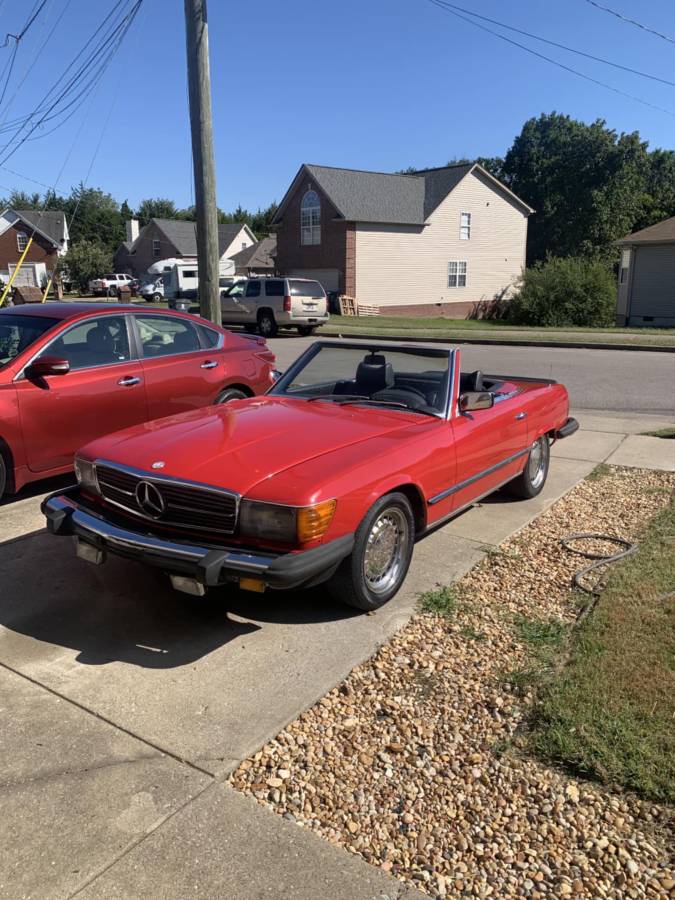 Mercedes-450sl-1978-red
