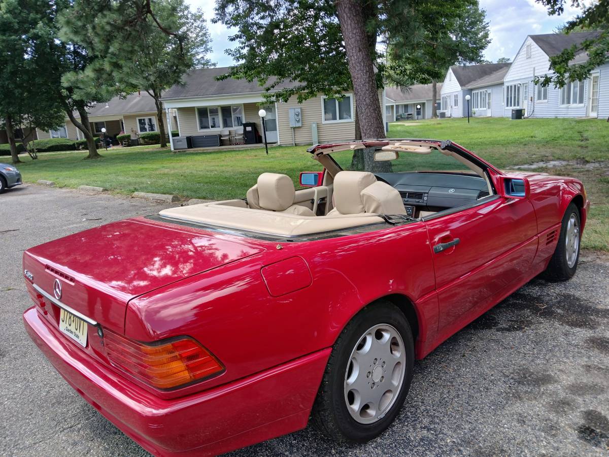 Mercedes-500-sl-1995-red-1