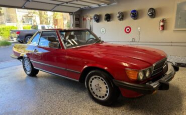 Mercedes-560sl-1987-red