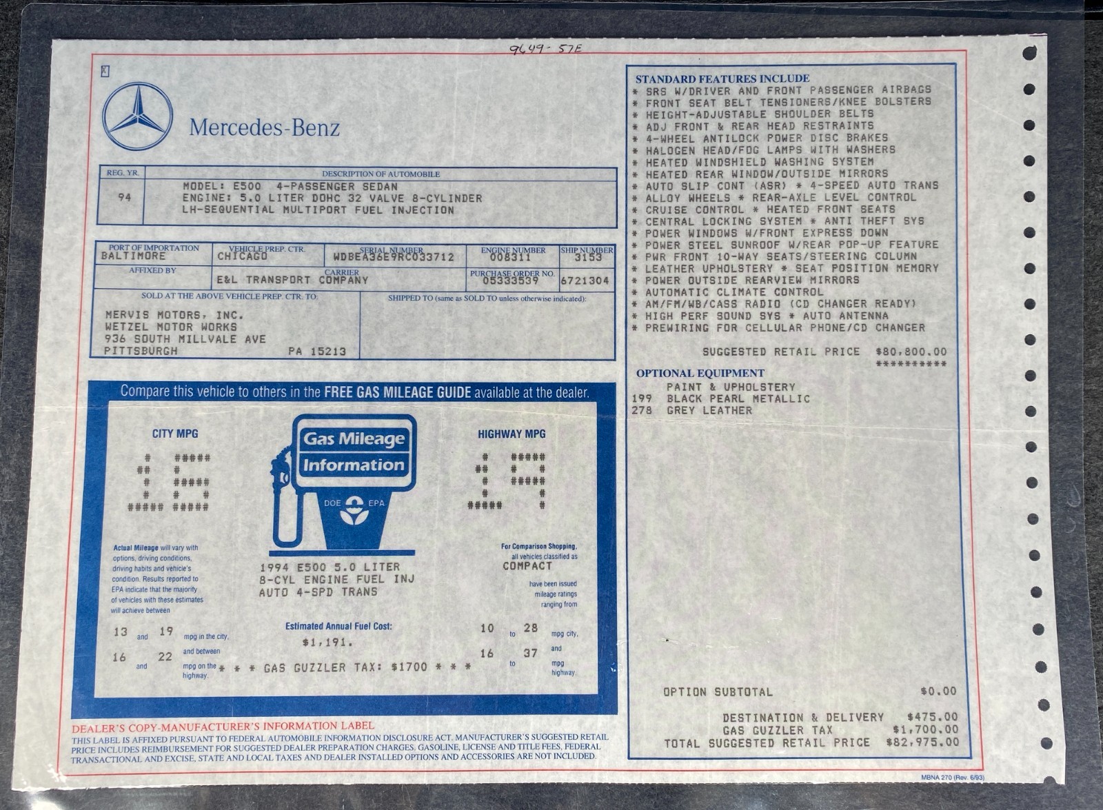 Mercedes-Benz-500-Series-1994-Sedan-20