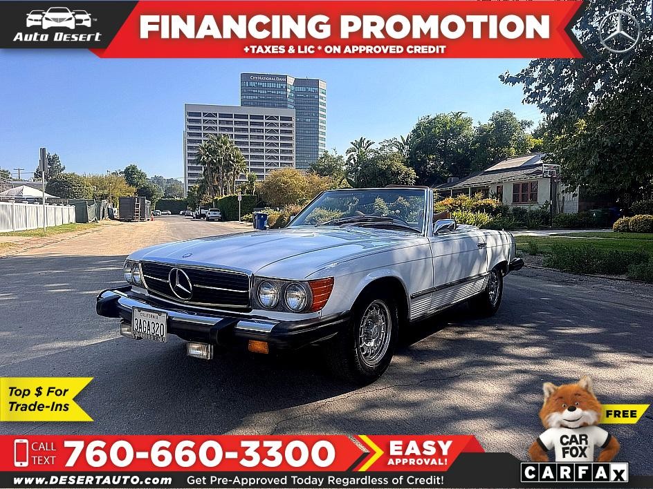 Mercedes-Benz-SL-450-convertible-1-OWNER-1976-Convertible