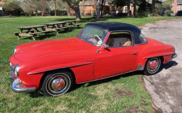Mercedes-benz-190sl-1963-Red-Camel