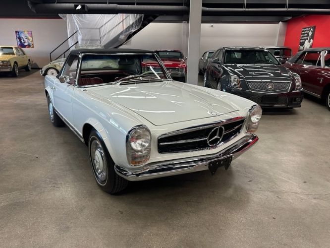 Mercedes-benz-230sl-1966-WhiteBlack-Top-Red-13