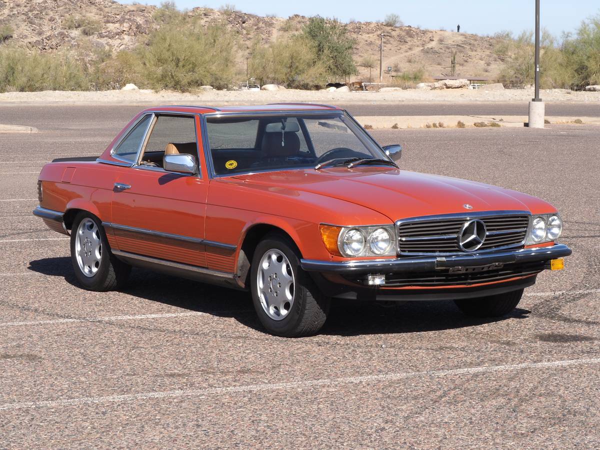 Mercedes-benz-280-sl-1980-orange