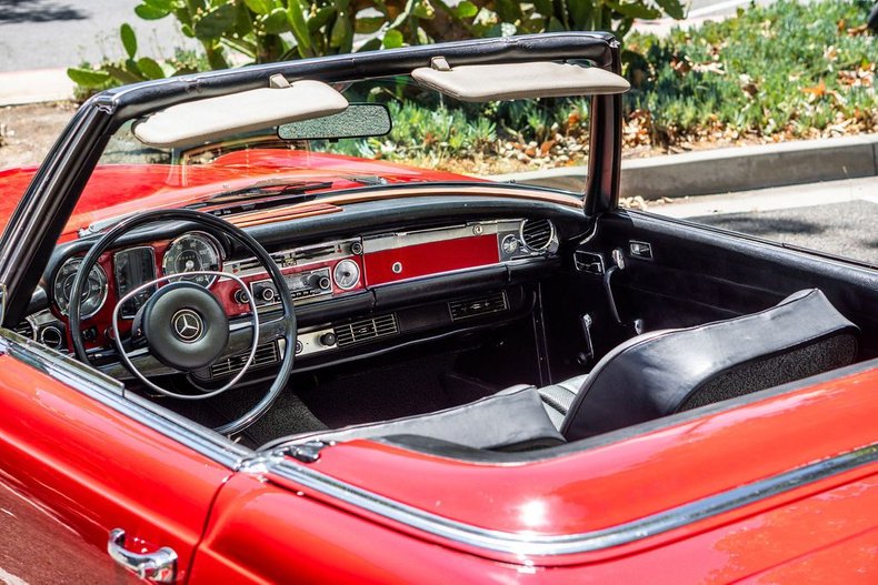 Mercedes-benz-280sl-1968-Red-15