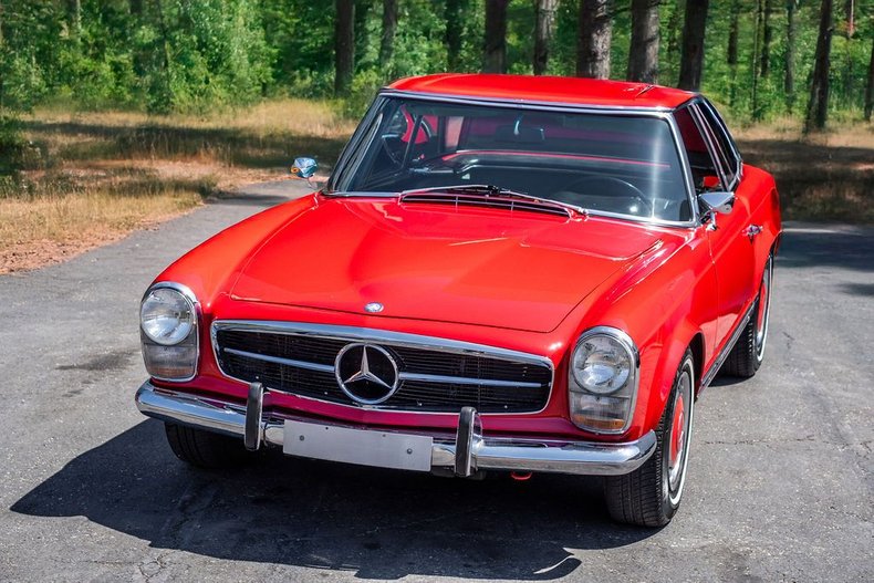 Mercedes-benz-280sl-1968-Red-2