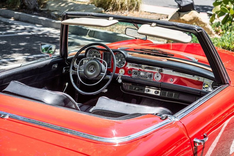 Mercedes-benz-280sl-1968-Red-38