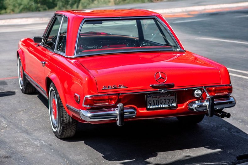 Mercedes-benz-280sl-1968-Red-9