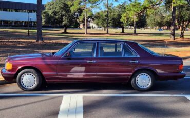 Mercedes-benz-300-sel-1990-red-1