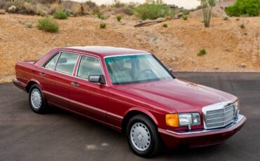 Mercedes-benz-420-sel-1990-red-1