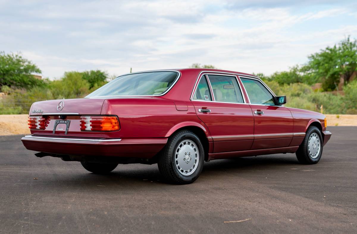 Mercedes-benz-420-sel-1990-red-3