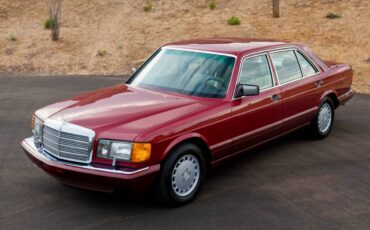 Mercedes-benz-420-sel-1990-red