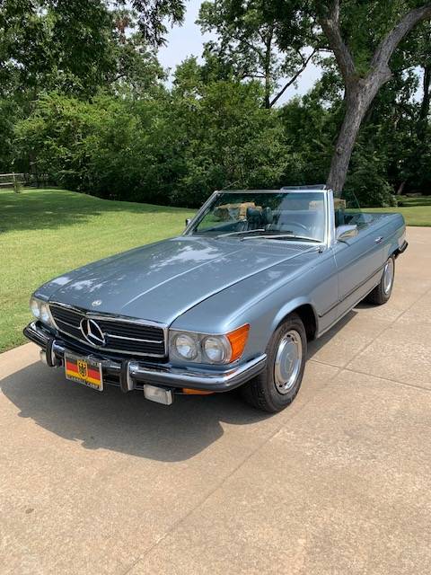 Mercedes-benz-450sl-1973-blue