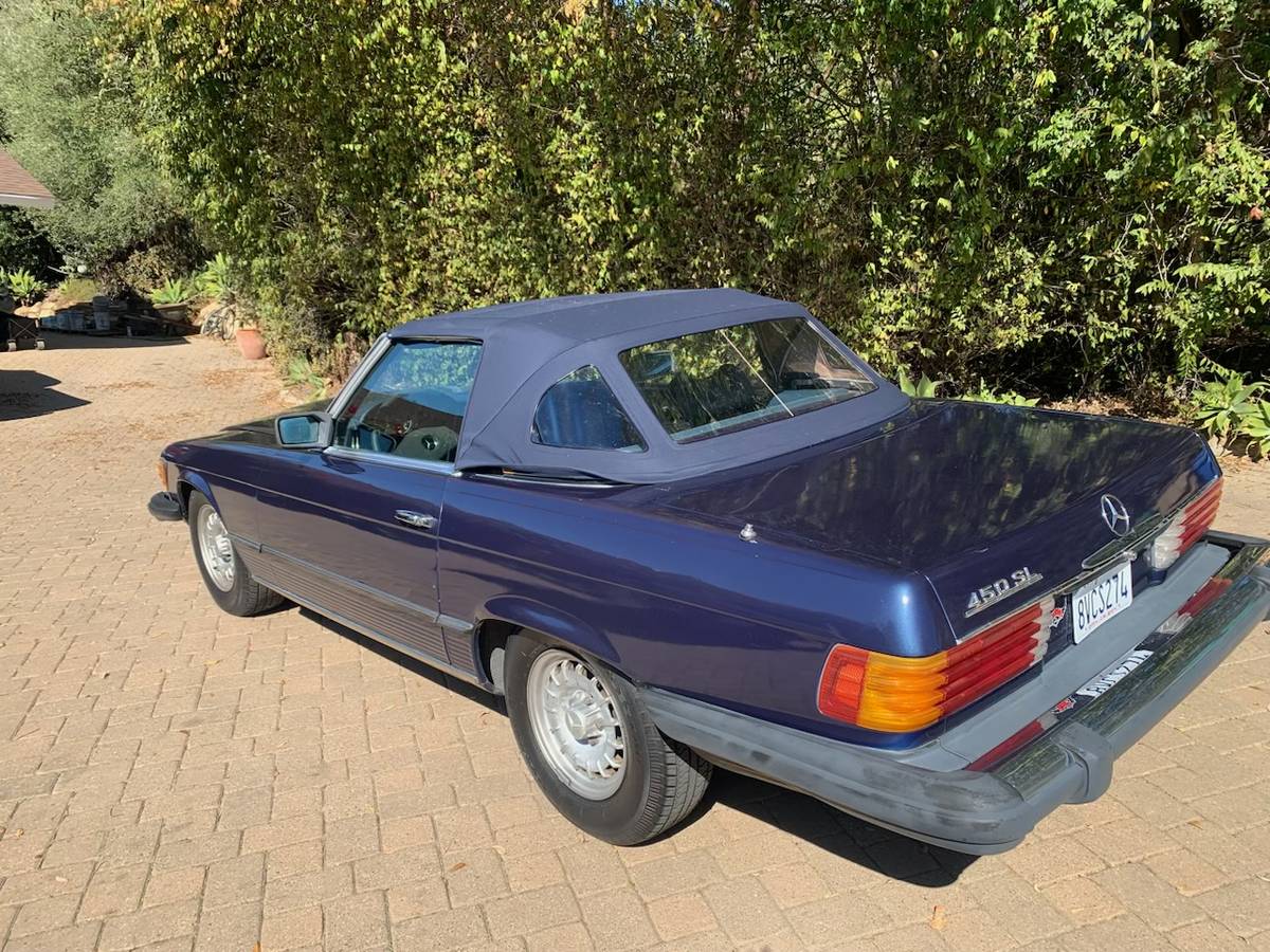 Mercedes-benz-450sl-1976-blue-1