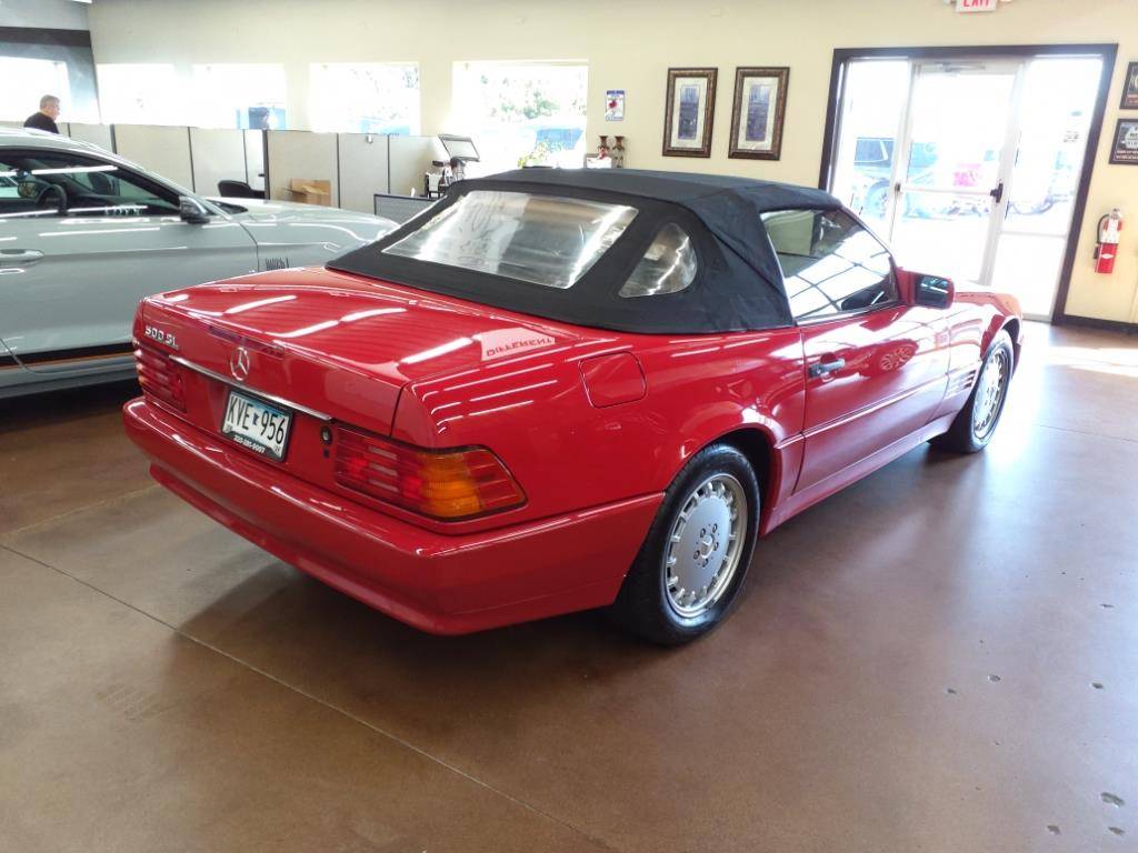 Mercedes-benz-500-class-1992-red-1