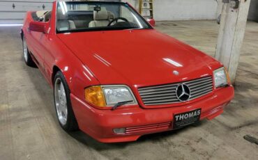 Mercedes-benz-500sl-convertible-1992-red-1