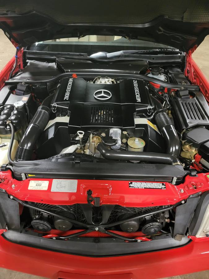 Mercedes-benz-500sl-convertible-1992-red-5