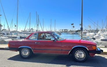 Mercedes-benz-560sl-1986-Red-tan-10