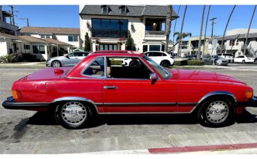 Mercedes-benz-560sl-1986-Red-tan-11