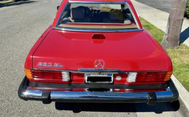 Mercedes-benz-560sl-1986-Red-tan-13