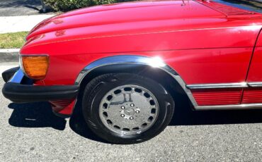 Mercedes-benz-560sl-1986-Red-tan-18