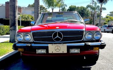 Mercedes-benz-560sl-1986-Red-tan-6