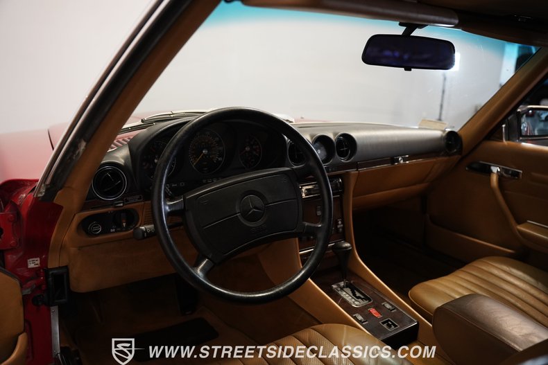 Mercedes-benz-560sl-1989-Signal-Red-Tan-47