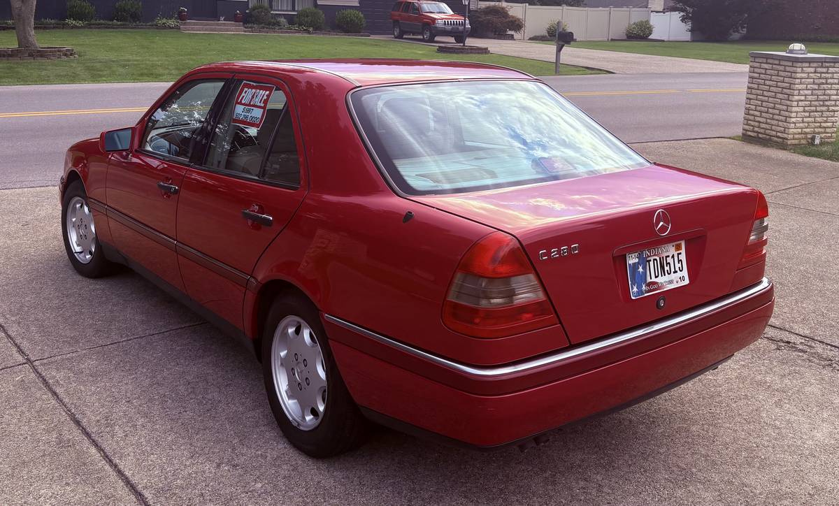 Mercedes-benz-c-class-c-280-sedan-4-door-1994-red-3