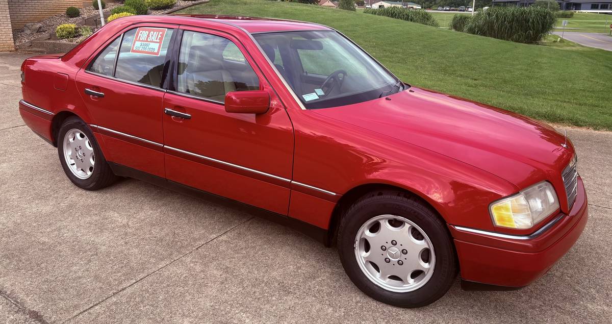 Mercedes-benz-c-class-c-280-sedan-4-door-1994-red
