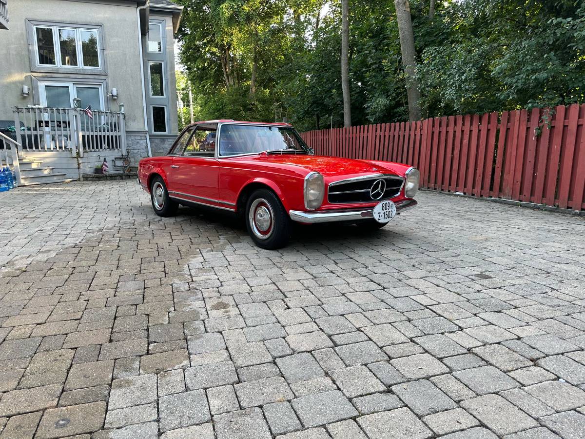 Mercedes-benz-sl-class-1964-red