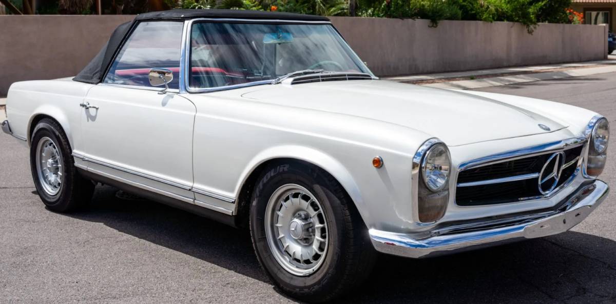Mercedes-benz-sl230-electric-1964-white