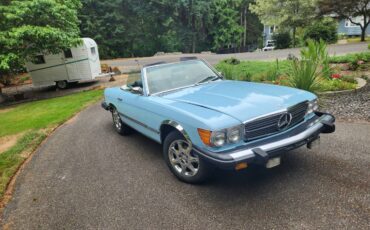 Mercedes-sl-1974-blue