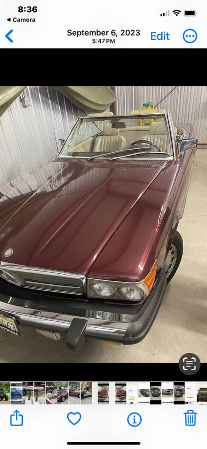 Mercedes-sl560-1987-brown