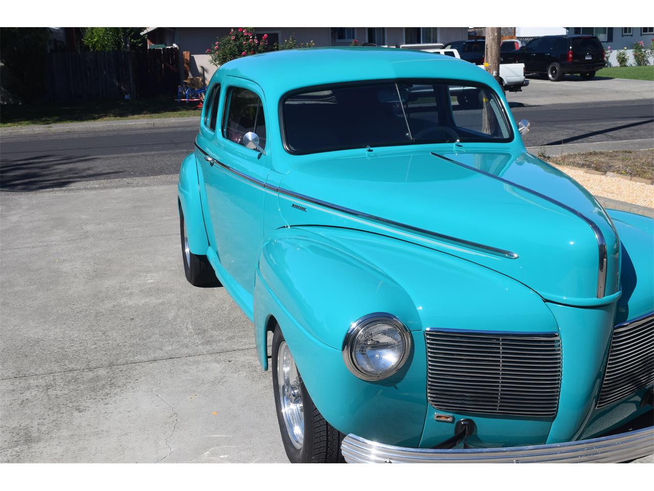 Mercury-2-dr-sedan-1941-Turquoise-Gray-1