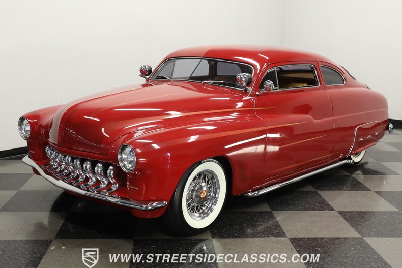 Mercury-Coupe-1949-Burgundy-Red-Metalli-Tan-29