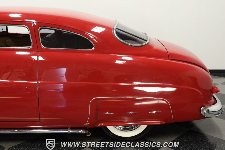 Mercury-Coupe-1949-Burgundy-Red-Metalli-Tan-35