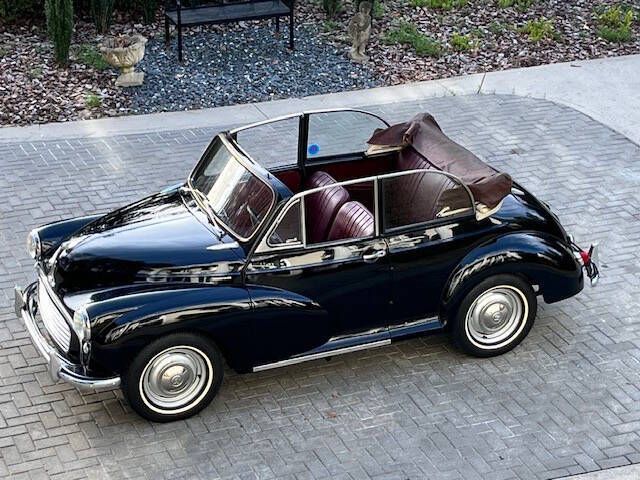Morris-Minor-1959-Mason-Black-Tan-Top-Burgundy-19