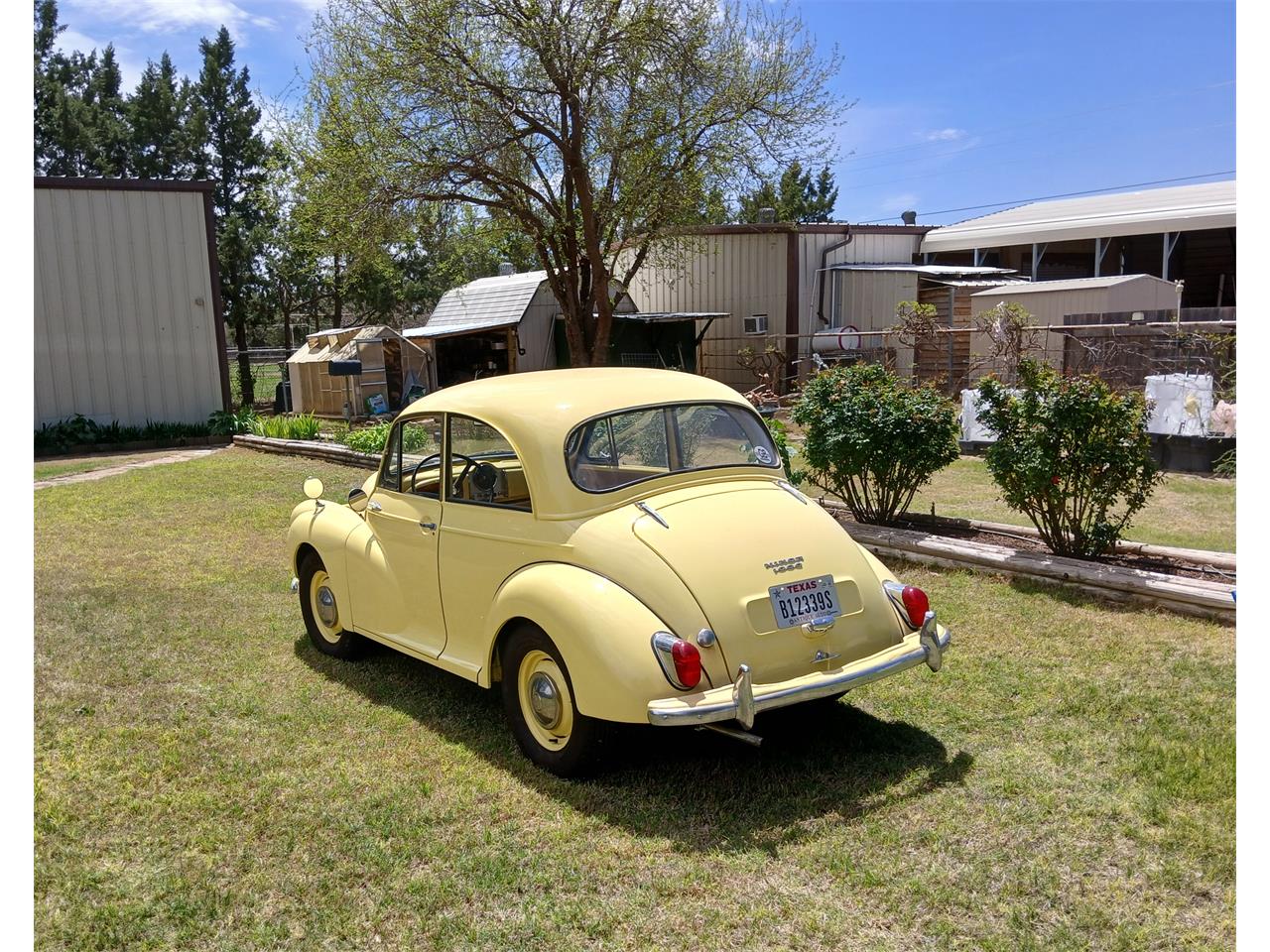 Morris-Minor-1967-Yellow-Tancream-2