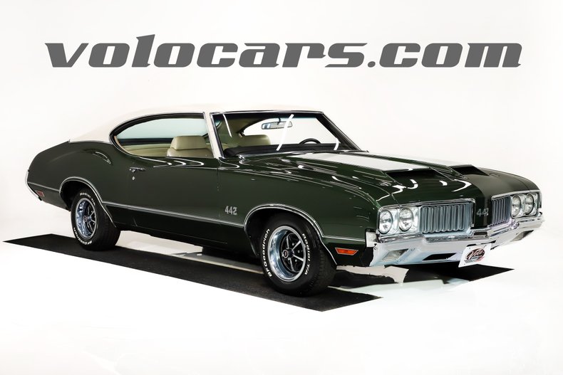 Oldsmobile-442-1970-Sherwood-Green-White-6