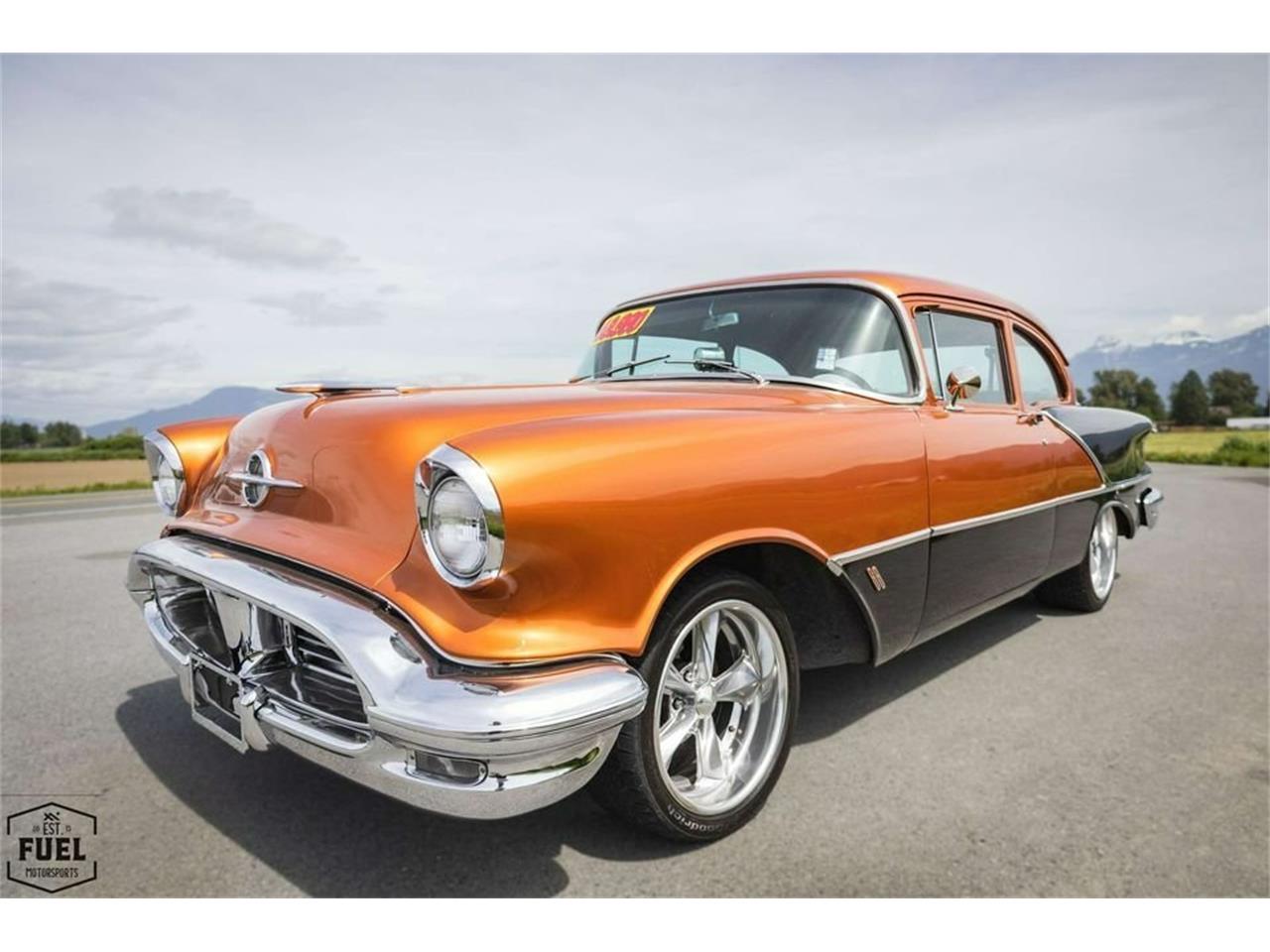 Oldsmobile-88-2-door-hardtop-1956-Orange-Gray-1