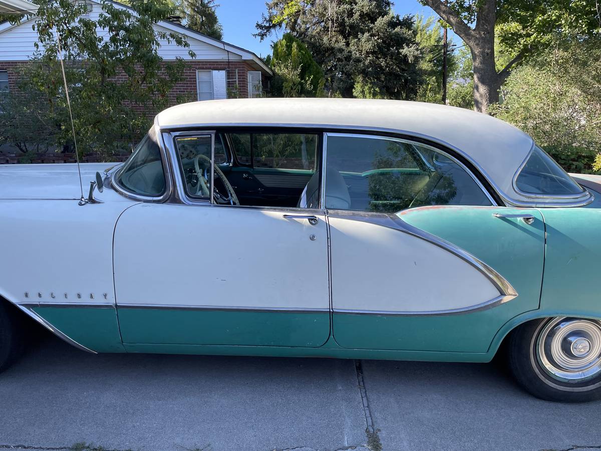 Oldsmobile-98-1956-green-8