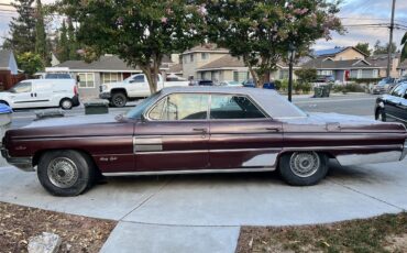Oldsmobile-98-1962-BurgundyGrey-Burgundy-8
