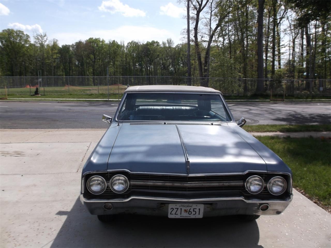 Oldsmobile-Cutlass-f85-convertible-1965-Blue-Blue