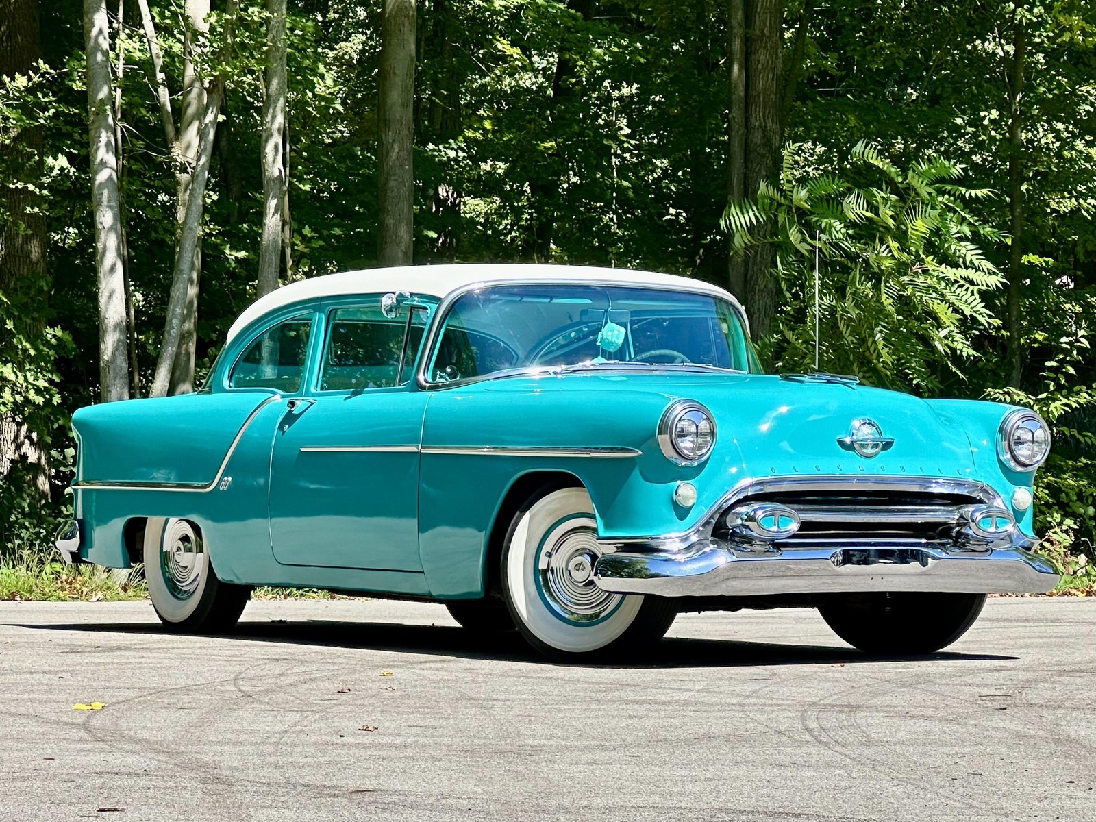Oldsmobile-Series-88-2dr-Sedan-1954-ORIGINAL-COLOR-HOT-ROD